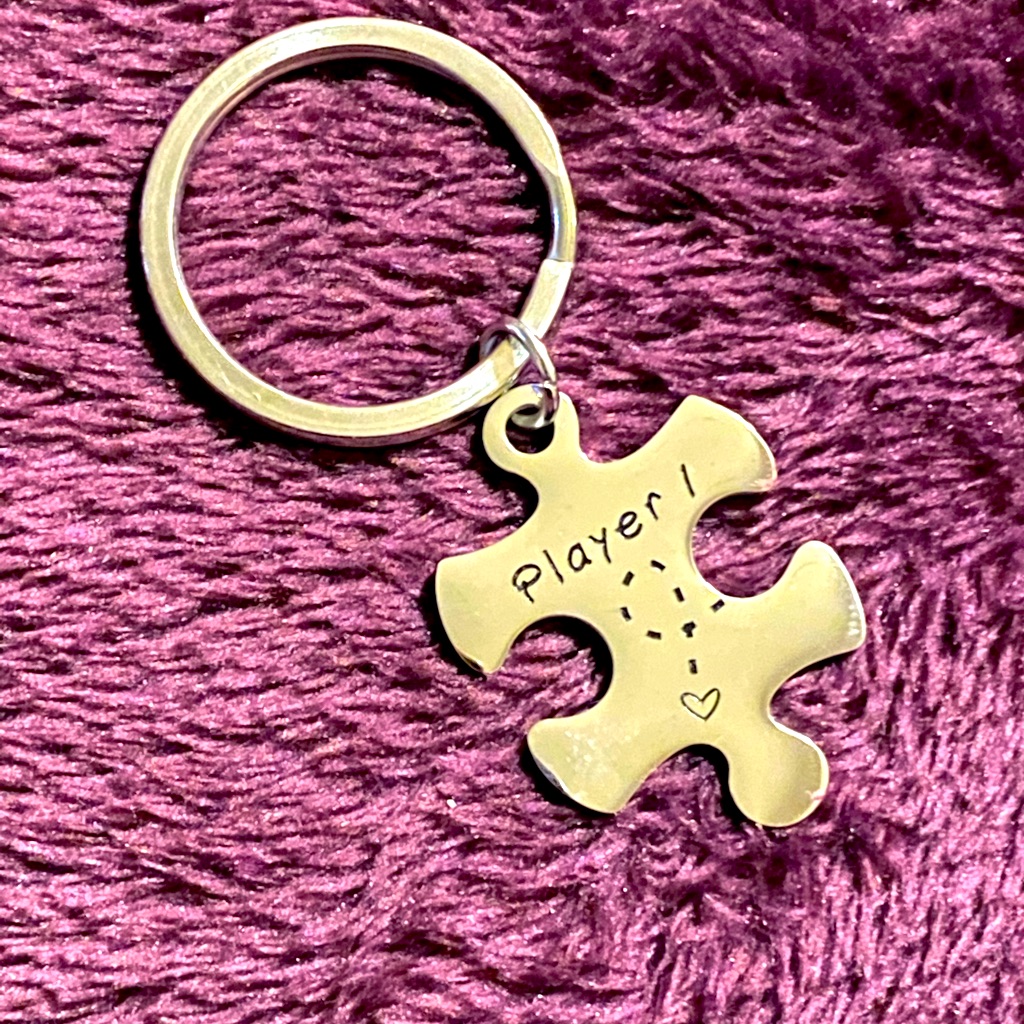 Silver Tone Keychain
